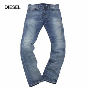 イタリア製★ DIESEL ディーゼル 【THAVAR-NE】通年 USED加工★ スウェット デニム パンツ ジョグ ジーンズ Sz.30　メンズ　I4B00146_1#R