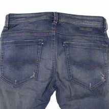 DIESEL ディーゼル 【THAVAR-NE】 ダメージ加工★ スウェット デニム パンツ ジョグ ジーンズ Sz.30　メンズ　I4B00106_1#R_画像6