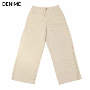 Denime ドゥニーム 通年 コットン ツイル★ ワイド チノ パンツ チノパン Sz.3　メンズ 日本製　I4B00170_1#R