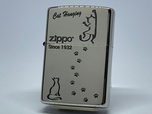 ZIPPO (ジッポー) ライター キャットデザイン いぶし仕上げ ニッケル 2NI-CATHANG2 シルバー