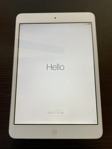 iPad mini 初代 Wi-Fi 16GB - ホワイト＆シルバー 【箱あり】【ACアダプタあり】