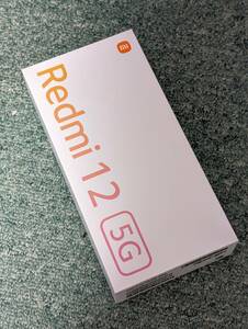 【美品】 Xiaomi 国内版SIMフリー Redmi 12 5G スカイブルー 23076RA4BR nanoSIM/eSIM Snapdragon 4 Gen 2/ROM 128GB/RAM 4GB TPUケース