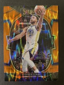 2022-23 Panini select stephen curry orange flash NBAカード　パラレル　カリー