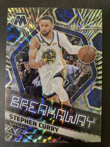 2022-23 Panini mosaic stephen curry breakaway インサート　モザイクパラレル　NBAカード　大活躍！カリー