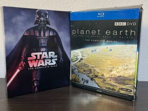 錬a#34 Blu-ray STARWARS THE Complete SAGA スターウォーズ プラネットアース planet earth DVD ブルーレイ 現状品
