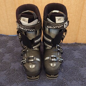 AIゼd◆02 SALOMON スキーブーツ my custom fit 3D ブラック系 26.5cm ブーツ 中古品 サロモン 