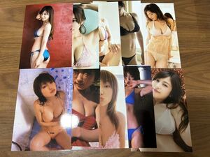 熊田曜子 L判 10枚まとめ 高画質 水着 下着 イベント②