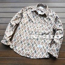 3335【M】完売◆AUTUMN レア メンズ 厚生地 ヴィンテージ 民族ネイティブシャツ ジャケット アウター トップス_画像1