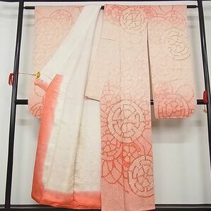 平和屋-こころ店■豪華振袖 駒刺繍 総絞り 源氏車文 暈し染 やまと誂製 着丈151cm 裄丈61cm 正絹 逸品 1B-wt1112の画像2