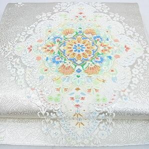 平和屋2■六通柄袋帯 正倉院花文 金銀糸 逸品 1wb0148の画像1