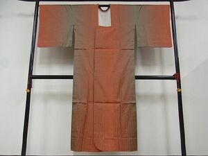 平和屋-こころ店■雨コート　間道　高島屋扱い　正絹　逸品　1B-wt1435