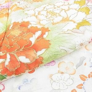 平和屋2■豪華振袖 駒刺繍 絞り 吉祥花文 金彩 逸品 op7883の画像7