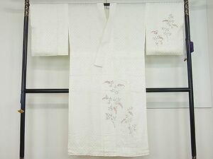 平和屋1□極上　長襦袢　無双仕立て　南天　逸品3s20038