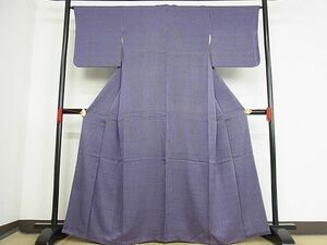 平和屋-こころ店■上質な小紋　小花文　着丈163cm　裄丈65cm　正絹　逸品　1B-np1748