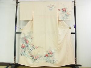 平和屋2■訪問着　花鳥文　暈し染め　逸品　rt3194