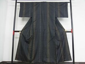 平和屋-こころ店■上質な紬　花間道　着丈152cm　裄丈61cm　正絹　逸品　未使用　1B-np1910