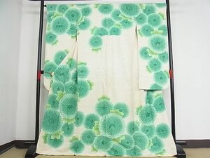 平和屋-こころ店■名門　藤娘きぬたや・総絞　振袖　草花文　着丈168cm　裄丈66cm　正絹　逸品　1B-np1878