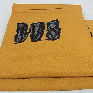 平和屋-こころ店■九寸名古屋帯 見ざる聞かざる言わざる 正絹 逸品 B-jd5524の画像1