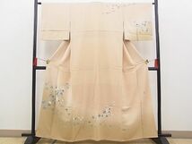 平和屋野田店■訪問着　友禅　作家物　菊　暈し染め　逸品　n-hv3788_画像1