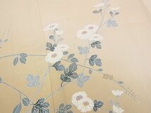 平和屋野田店■訪問着　友禅　作家物　菊　暈し染め　逸品　n-hv3788_画像5