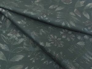 平和屋川間店■上質な紬　草花文　着丈159cm　裄丈64cm　正絹　逸品　未使用　B-dk4427