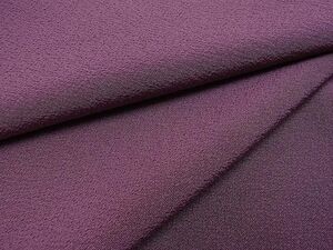 平和屋川間店■上質な色無地　似せ紫色　逸品　ox2096