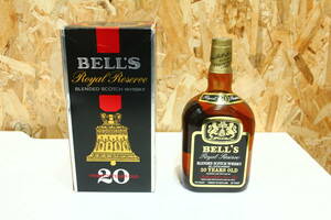 KG12268　BELL’S　Royal　Reserve　BLENDED　SCOTCH　WHISKY　20　YEARS　OLD　スコッチウイスキー　古酒　未開栓　保管品