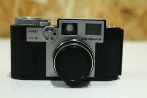 TH01007　MINIMAX　POCKET　110EE　小型カメラ　裏プレート欠品　動作未確認　現状品