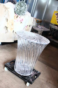 KH01127 Kartell カルテル SPARKLE スパークル スツール クリスタル スツール USED