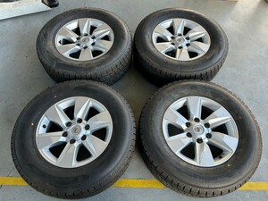 超バリ山 265/65R17 グッドイヤー スタッドレスタイヤ ＆ プラド純正 17インチ アルミホイール ICE NAVI SUV トヨタ純正 群馬 藤岡より