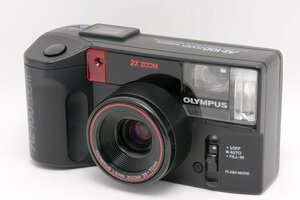 【良品】OLYMPUS オリンパス AZ-100 ZOOM 2X ZOOM QUARTZ DATE ブラック #3869