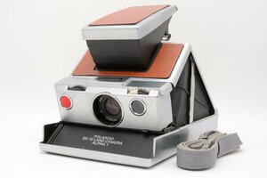 【良品】Polaroid ポラロイド SX-70 LAND CAMERA ALPHA 1 シルバー/ブラウン #4043