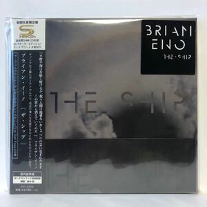 ブライアン・イーノ 15年 初回生産限定盤 / ザ・シップ、Brian Eno / the ship, SHM-CD コレクターズエディション、アートプリント4枚封入