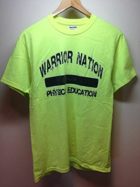 WarrierNation/JERZEES(USA)ビンテージネオンTシャツ