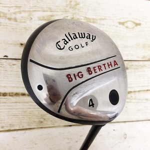 (中古)キャロウェイ BIG BERTHA ビッグバーサ フェアウェイウッド 4W Sフレックス 42.5インチ JV 60 B SERIES 右利き用 Dランク