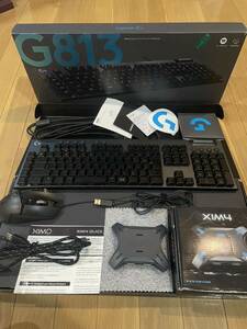 logicool ロジクール G813-TC メカニカルRGB ゲーミングUSBキーボード　G502 HEROゲーミングUSBマウスセット　XIM4付属　USD！☆彡