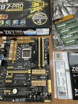 ASUS Z87-PRO V-EDITION LGA1150☆GIGABYTE GA-H97-D3H LGA1150 コレクション品出品_画像1