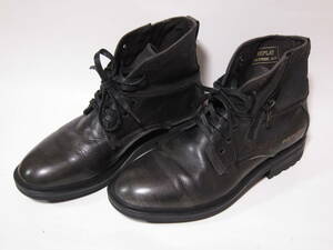 REPLAY ショートブーツ SIZE41 & DIESEL レザーハイカットスニーカー SIZE41 2足セット