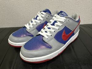 2001年製 NIKE DUNK LOW PRO B US8.5 26.5ｃｍ SAMBA ダンク ハイパーブルー/サンバ シルバー 624044-461 初期 オリジナル 当時物