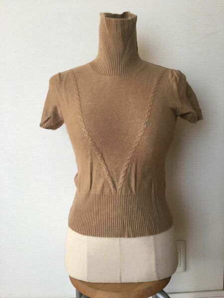 August Silk New York funnel neck sweater 