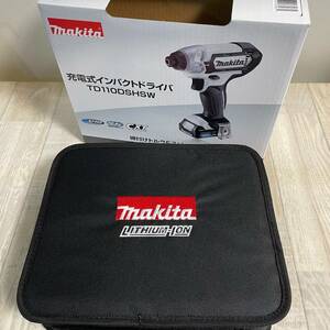 【新品/未使用】makita 充電式インパクトドライバ 【TD110DSHSW】スライド式バッテリ搭載/即日発送★　01132N