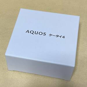 【新品/未使用/SIMフリー】 AQUOS ケータイ4［A205SH］ホワイト★判定〇/残債なし/SoftBank版SIMフリー★　01158