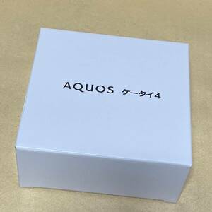 【新品/未使用/SIMフリー】 AQUOS ケータイ4［A205SH］ホワイト★判定〇/残債なし/SoftBank版SIMフリー★　01171