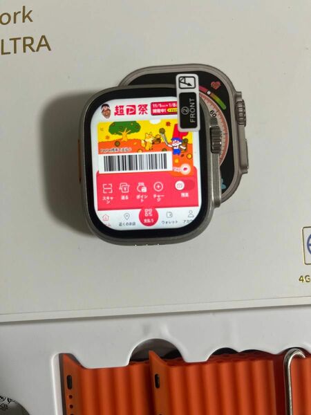 新品　Dw89 4G Ultra スマートウォッチ 日本通信SIM カード対応
