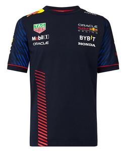 F1　オラクル　レッドブル　レーシング　マックス　ペレス　アルファタウリ　チーム　オフィシャル　Tシャツ　紺　M