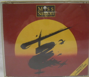 ♪♪CD:　懐かし「MISS SAIGON ＯＲＩＧＩＮＡＬ　ＬＯＮＤＯＮ　ＣＡＳＴ・RECORDING」,2枚組全29曲中古美品R060201♪♪