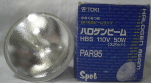 TOSHIBA/HBS 110V50W(スポット)ハロゲンビーム,1個未使用品R060121