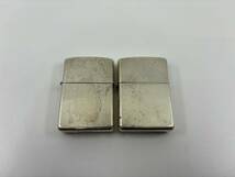 ZIPPO ジッポー STERLING SILVER スターリング　シルバー　1996年　2005年　2点　着火未確認　ジャンク_画像2