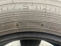 195/70R17.5(112/110N)LT[商品番号7182] ダンロップ SPLT22 2022年製 2本セット 195/70/17.5_画像7