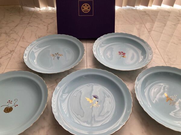 最終値下 未使用 たち吉 花だより カレー皿 パスタ皿 5枚